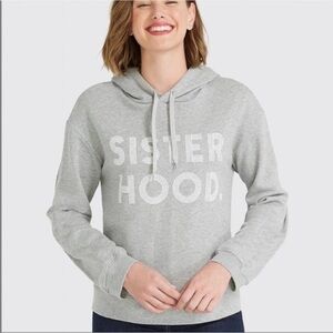 Draper James Sisterhood Gray Hoodie Sweatshirt